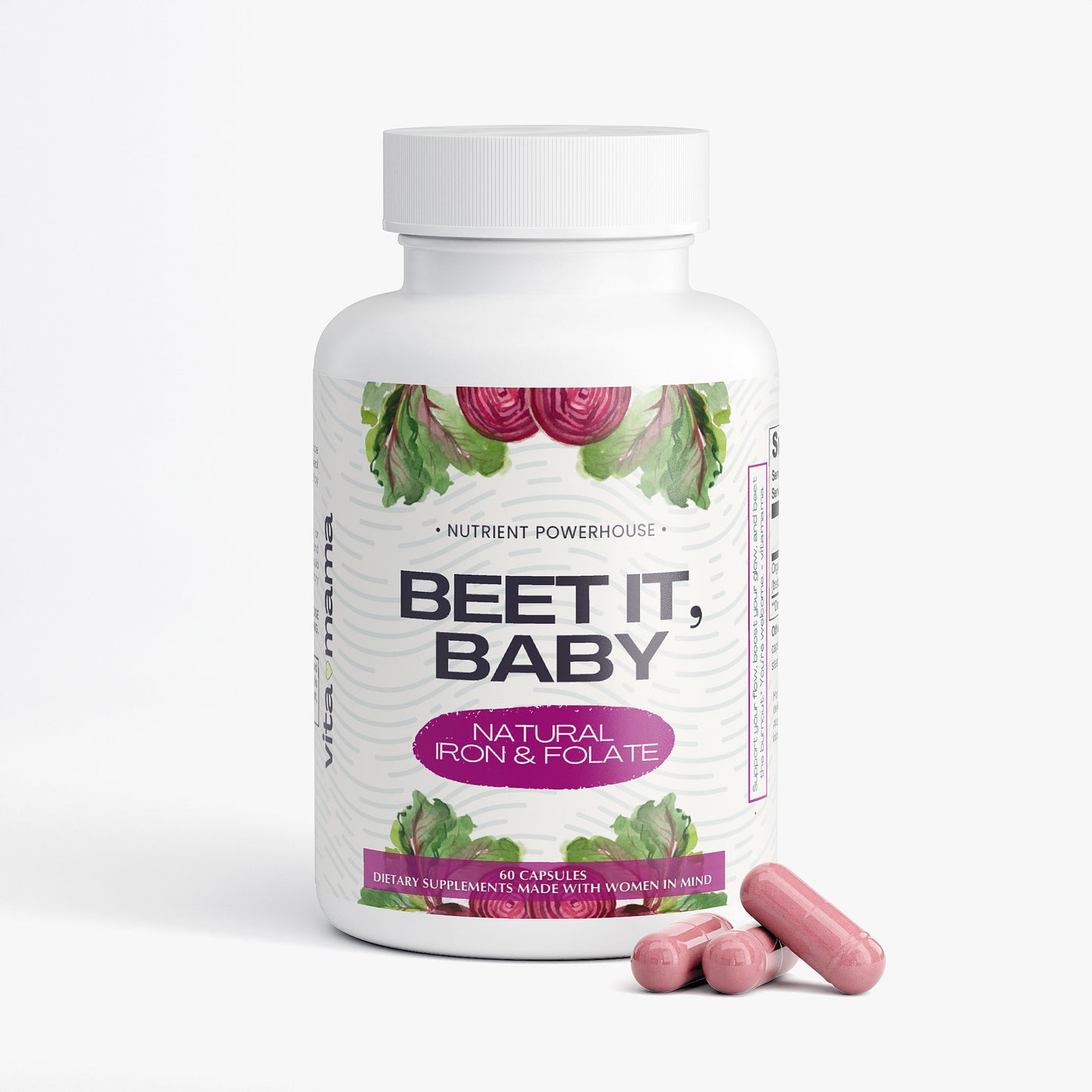 Beet It, Baby™ | Iron and Folate Support*