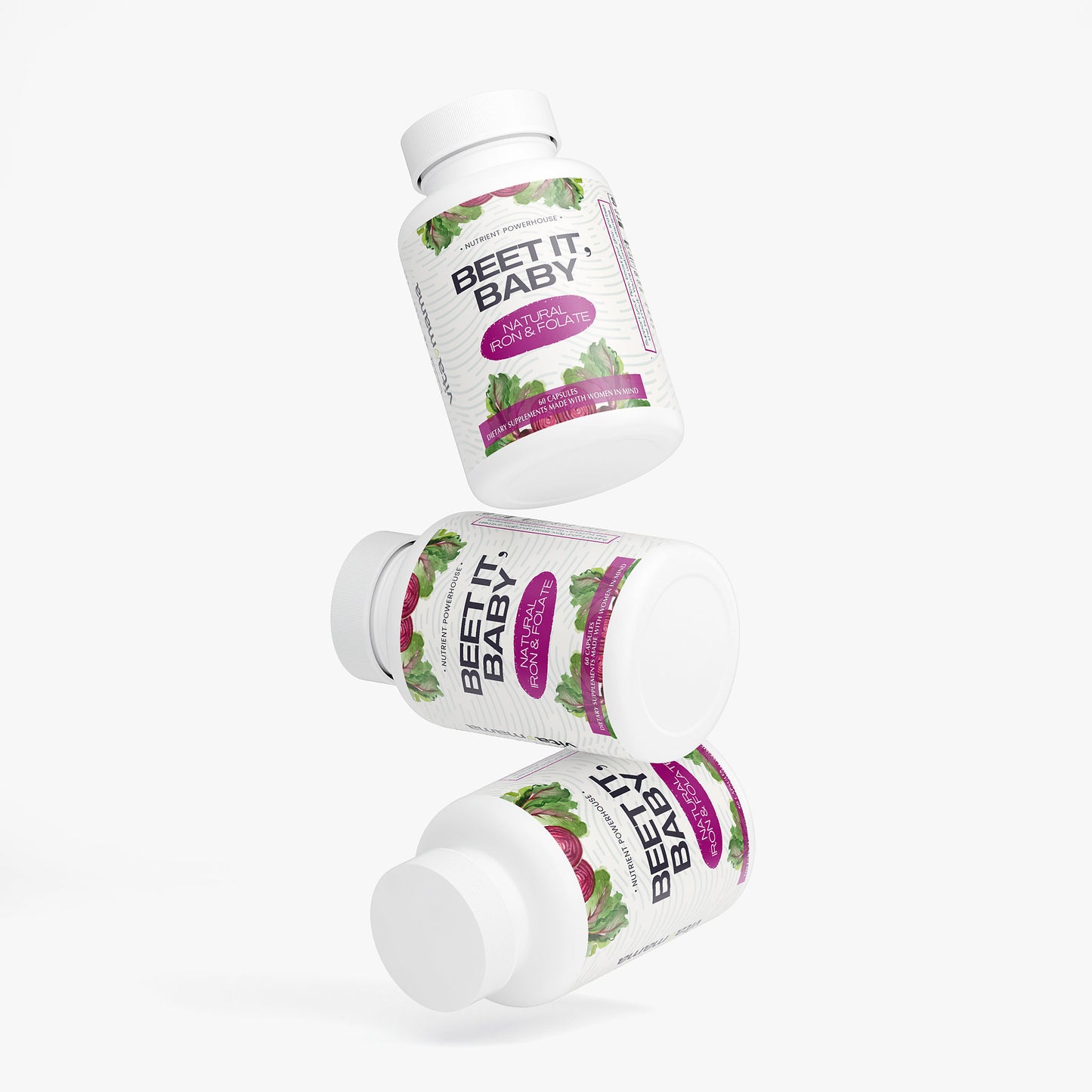 Beet It, Baby™ | Iron and Folate Support*