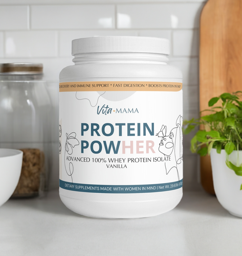 Protein PowHer | Whey Protein Blend for Women and Mom | Vanilla Flavor